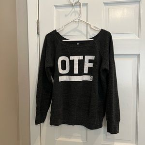 OTF ladies XL dark grey sweatshirt